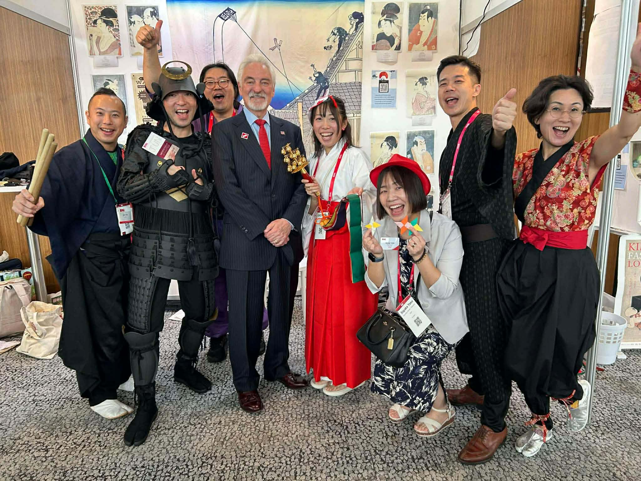 Taste of Japan ブースチーム with Dr. Ivan Misner